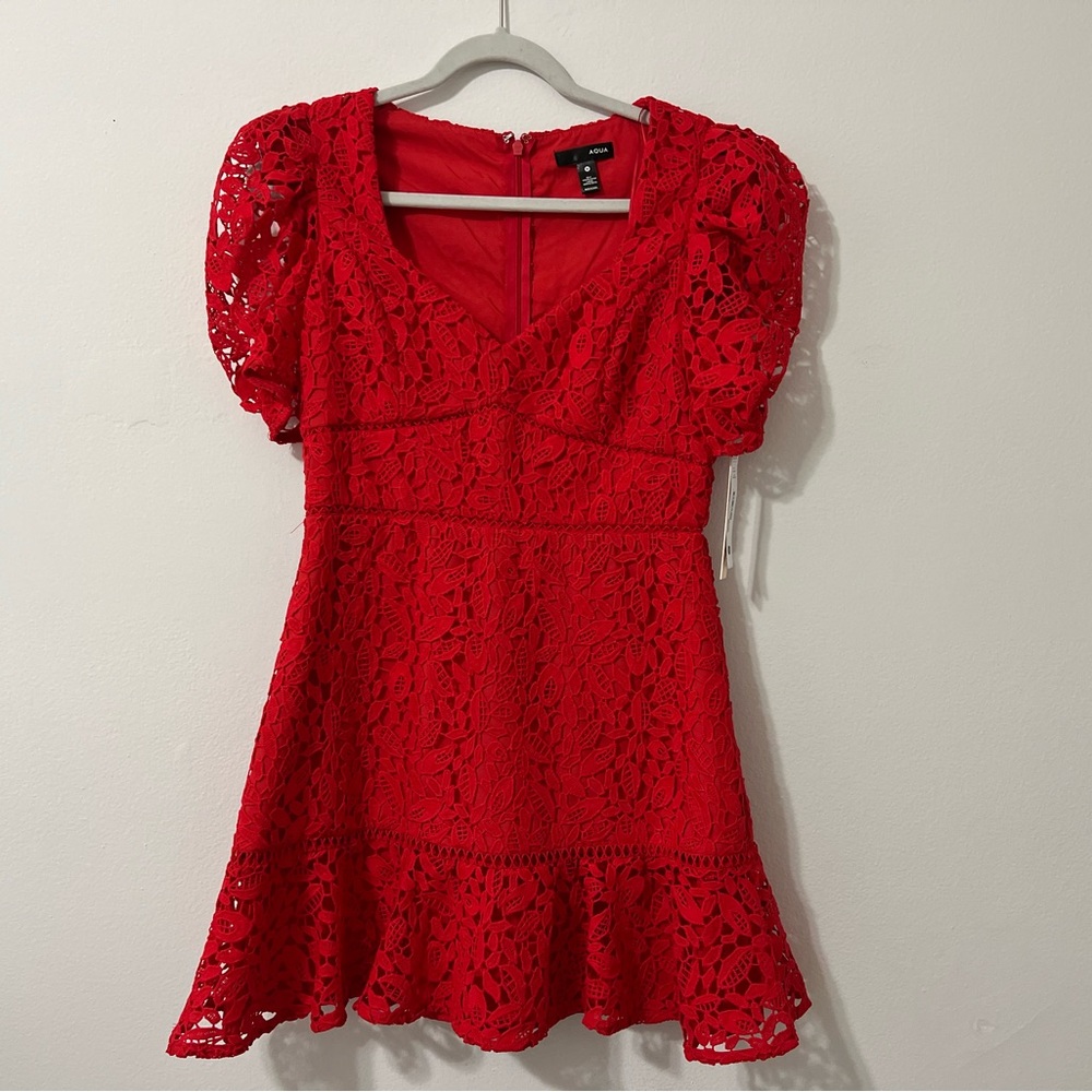 Red Aqua Dress
